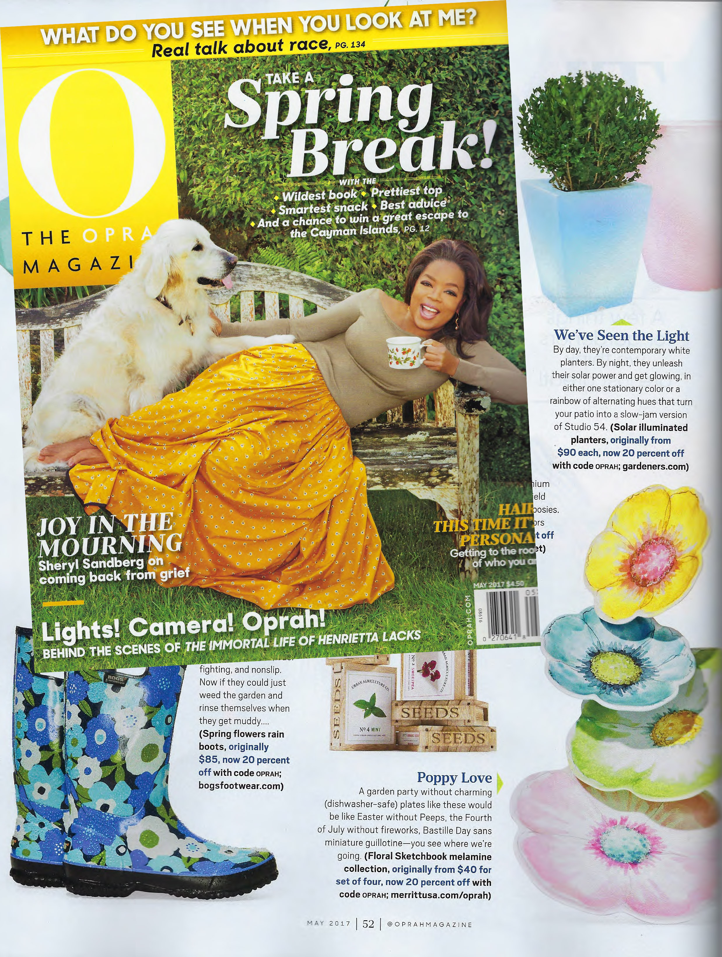 Merritt Design in Oprah Magazine May 2017